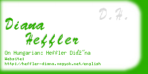 diana heffler business card